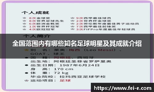 全国范围内有哪些知名足球明星及其成就介绍
